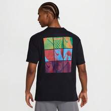 Nike Men's Max90 Basketball T-Shirt - 黑色 - 查看 2