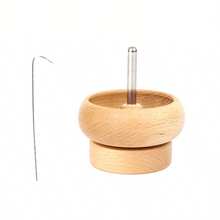 Bead Bowl, Beading Tool, Suitable For Rapid Threading - Perfect For Bead Makers, Jewelry Manufacturers And Designers - Wooden Bowl With Large Eye Needles - Saves Time And Efficiently Loads Seed Beads - Beaded Bowl Set - View 11