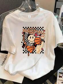 Halloween Graphic T-Shirt - White - View 1