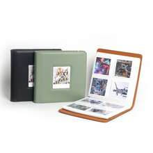 Álbum de fotos de 288 páginas, adecuado para I-Type/600/Now+/OneStep, compatible con cámara instantánea Fujifilm Wide/Wide/Wide 400/300/210 papel fotográfico de 3.5 X 4.2 pulgadas, material PU con cubierta de exhibición - Ver 1