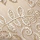 Apricot-colored Intertwined Floral Pattern
