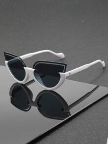 1 Pair Unisex Unique Fashion Glasses, Suitable For Parties, Street Style Accessories, Halloween, Fashionable And Personalized Design - 彩色 - 查看 10