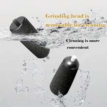 USB Rechargeable Electric Foot Callus Remover | Professional Foot Care Tool With LED Light | 2 Grinding Heads Adjustable Speed Portable Dead Skin Remover, Suitable For Cracked Heels And Dry Skin - Multicolor - View 9