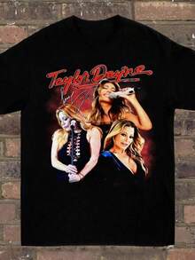 Taylor Dayne Singer Fan Style T-Shirt All Sizes, Women's T-Shirt, Casual Women's T-Shirt, Hot  T-Shirt - 黑色 - 查看 1