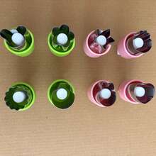 5-Piece/8pcs Stainless Steel Fruit, Vegetable, And Cookie Cutter Set, Including Press Molds And Butterfly Designs, Suitable For Kitchen Baking And DIY Creative Lunch Decoration Kits - Multicolor - View 9