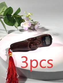 Red Tassel Prayer Beads With LCD Digital Counter, Wooden Grain Rotating Bead Design, Convenient For Prayer Counting, People Counting And Other Functions - Multicolor - View 20