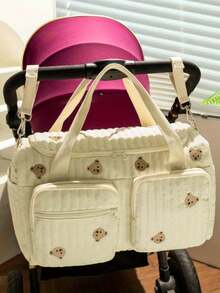 Large Capacity Unisex Diaper Bag, Suitable For Travel And Baby Care, Can Be Used As A General Travel Bag Or Gym Bag - Multicolor - View 4
