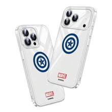 Miniso Marvel 鋼鐵人 美國隊長 蜘蛛人 黑豹手機殼 防護保護套 透明防摔軟殼，適用於 iPhone 18 Pro Max/18 Pro/17/17 Pro/Air/16 Pro Max/15 Plus/14/13/IP17/15 Pro/12 Pro/11/16 Plus，相容 Apple - 無色 - 查看 4