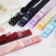 6入雙面緞面絲帶，1.5英吋寬，6碼/12碼，雙面緞面絲帶，適用於各種顏色禮品包裝、花束製作、髮飾製作、手工藝製作、聖誕裝飾、復活節裝飾和派對裝飾 - 4cm - 查看 2