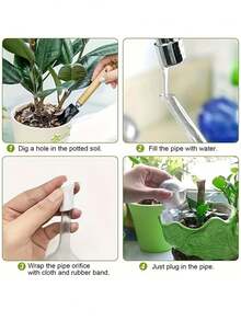 1/2/3pcs Automatic Watering Globes - Indoor Plant And Potted Flower Self-Watering System | Easy To Use Plant Waterer, Promotes Healthy Growth, Suitable For Home And Office Gardens - Multicolor - View 5
