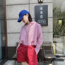 ETJ 2026 Women's Spring New Europe-American Fashion Striped Long Sleeve Lapel Loose Version Poplin Shirt Multi-Color Selection Summer Tops Summer Outfits For Women Summer Clothes Shirts Vacation Outfits Women Spring Outfits For Women Blusas Bonitas De Mujer Cute Tops Going Out Tops Women - Lance - View 4
