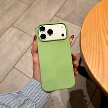 液態矽膠 3 層全覆蓋軟橡膠手機殼，適用於 iPhone 17 Pro 17 Pro Max 17，清新夏季配色，防震保護殼配耐刮微纖維內裡，相容於 13 11 16 Pro Max 15 14 Plus 12 Mini XS Max 7 8 Plus - 薄荷綠 - 查看 2
