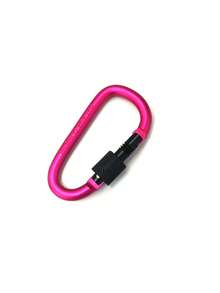 5pcs/10pcs D-Shaped Aluminum Alloy Locking Carabiner Key Chain Backpack Clip Water Bottle Hook - Multicolor - View 8