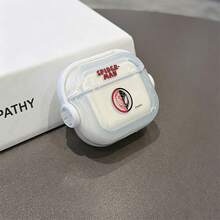 Marvel 蜘蛛人半半 Logo AirPods Pro 保護殼 正版授權 透明防震殼 附旋轉支架 相容 AirPods 1/2/3/4 與 Pro/Pro 2 代 適用於新款 AirPods Pro 3 聖誕襪小禮物 送女友 - Transparent - 查看 1