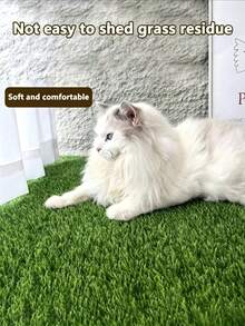 PAWSIN Almohadilla de Césped para Perros, Césped Artificial para Mascotas, Almohadilla de Entrenamiento para Ir al Baño en Interiores/Exteriores para Cachorros - Verde - Ver 5