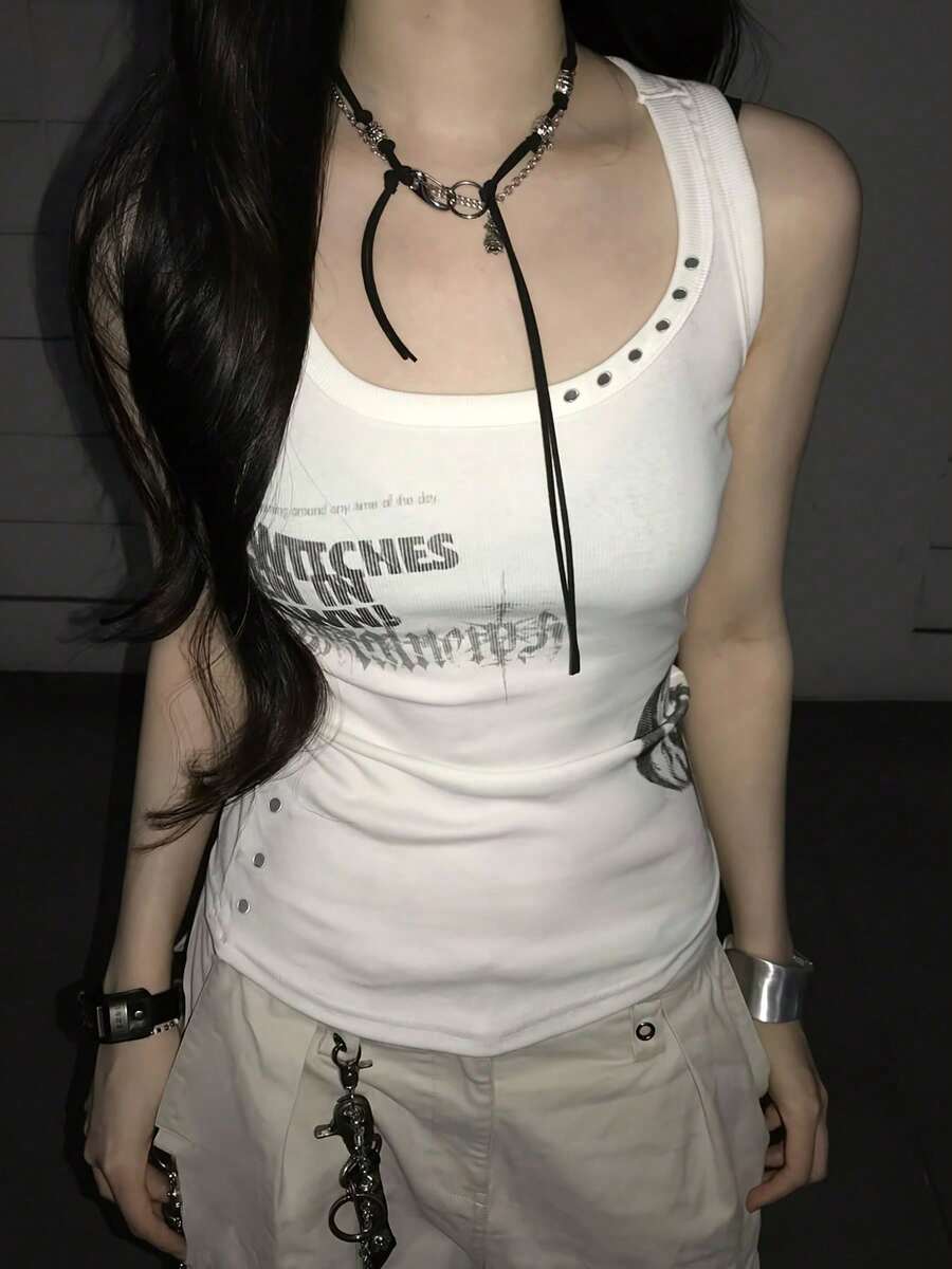 Women Tank Tops & Camis - White - View 1