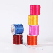 Elastic Mixed Color Flat Stretch Beaded Cord, Nylon Material Handmade Rat Tail Rope, Suitable For Chinese Knot, Trim, Jewelry Bracelet And Necklace Making - Multicolor - View 7