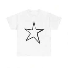 1 camiseta grunge con pentagrama, ocultista, brujería, pagana, wicca, magia, arte oscuro, 180g, 100% algodón - Blanco 3 - Ver 1