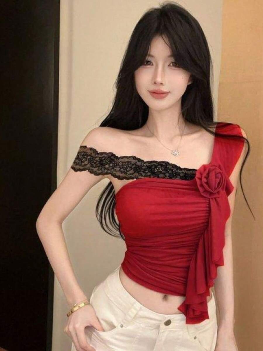Women Tank Tops & Camis - Red - View 1