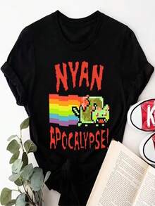 Women T-Shirts - Black - View 1