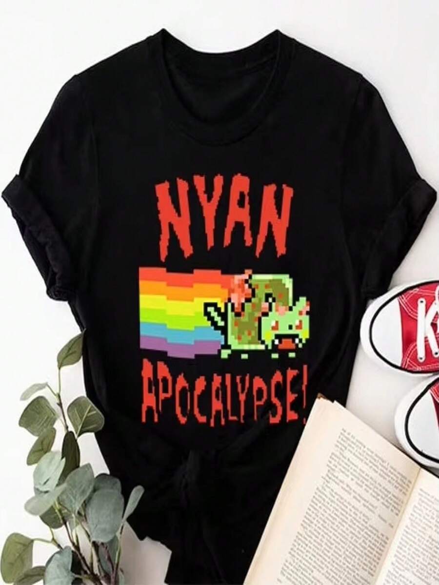 Women T-Shirts - Black - View 1