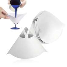 50 PCS 100 Micron Cone Paint Strainers, Cone Filters With Fine Nylon Mesh, Disposable Paint Paper Strainers For Automotive, Spray Guns, Universal Filters Car Accessories - 50 PCS - View 1