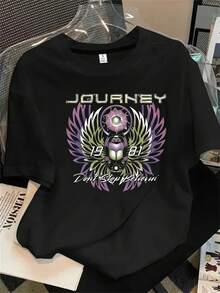 Halloween Graphic T-Shirt - Black - View 1