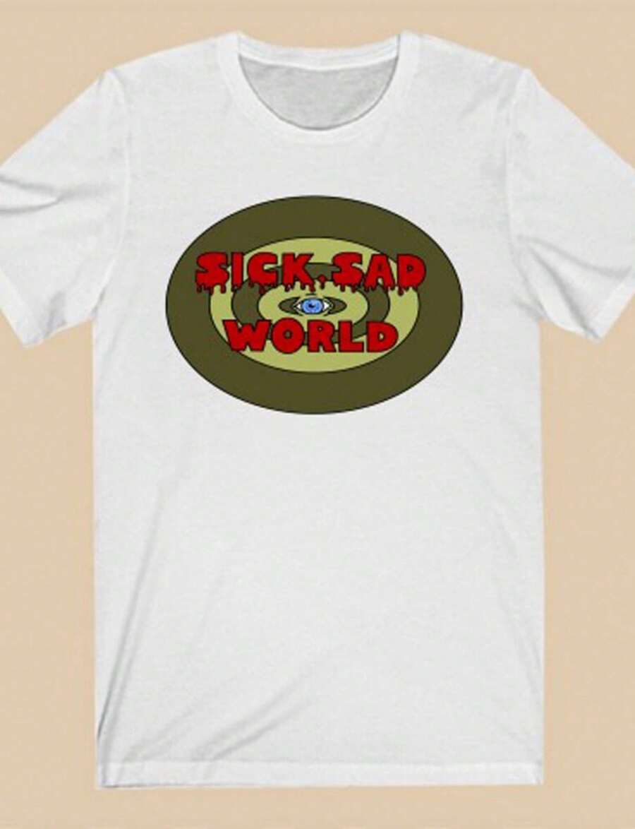 Dreamy Collage T-Shirt, Soft Grunge Style, Oversized Vintage Y2K Tee, Urban Girl Outfit, Surreal Dress, Messy Style, Alt Clog, Uni.JPG220G Heavyweight Cotton T-Shirt For Men And - 白色 1 - 查看 1