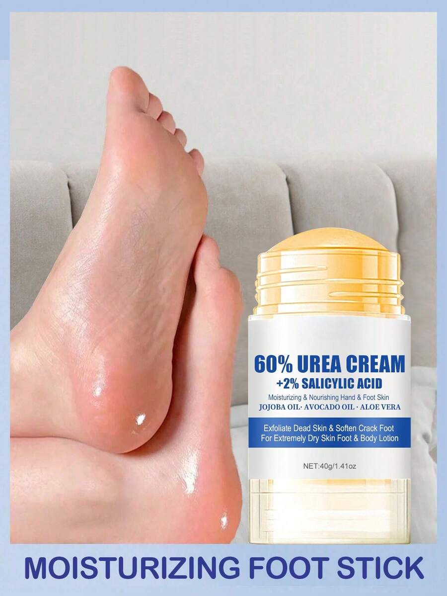 60% Urea Hydrating And Anti-Cracking Foot Cream, 2025 Upgraded Moisturising And Relieves Cracking And Dryness Foot Cream, Foot Lotion Heel Stick And Hydrates Dry And Cracked Feet And Hand