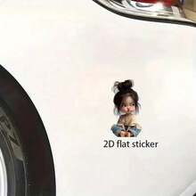 Stiker Mobil Lucu dan Nakal, Stiker Berkualitas Tinggi, Tahan Air dan Tahan Lama, Cocok untuk Sepeda Motor, Truk, Laptop, dll. Halus dan Tahan Gores, Menambah Daya Tarik yang Menawan! Dapat Ditempelkan di Bagian Belakang Mobil, Kamar Mandi, Dinding, dan Permukaan Halus Lainnya. - A - View 3