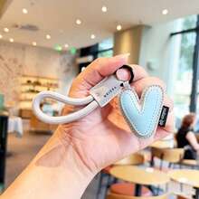 26 Letter Options Keychain - Letter Accessories Designed For English Names, Backpack Charm Accessories, Student Decoration, Portable Cute PU Leather Keychain, Suitable As Valentine's Day Gift Or Unisex Keychain Accessory - Letter - View 14