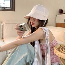 1pc New 2026 Spring/Summer Striped Bucket Hat For Women, Versatile Sun Protection Wide Brim Round Dome Sun Hat - Multicolor - View 4