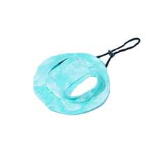1pc Customizable Name Tie-Dye Gradient Pet Bucket Hat, Ear-Exposed Design Anti-Choke Style For Cats And Dogs, Adjustable Drawstring Sun Protection Hat, Suitable For Outdoor Wear, Summer Pet Outfit Accessory, Daily Photo Prop - Multicolor - View 9