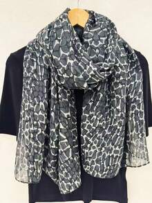 1 pieza Bufanda/Pañuelo para la cabeza de mujer para primavera/verano - Púrpura malva - Ver 11