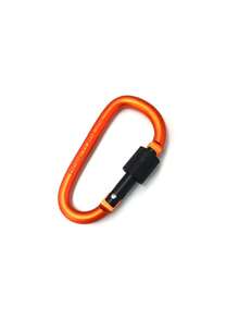 5pcs/10pcs D-Shaped Aluminum Alloy Locking Carabiner Key Chain Backpack Clip Water Bottle Hook - Multicolor - View 6