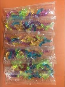 Juguetes antiestrés talla grande vendidos, cubo infinito antiestrés, cuerda transformable suave en múltiples colores, juguete antiestrés para apretar, regalo personalizado creativo, juguete de relajación para aliviar la presión de los dedos - Multicolor - Ver 16