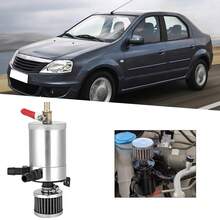 Depósito De Suministro Gasolina Del Motor 300ml Kit Filtro con Accesorios de 2 Puertos - A - Ver 2