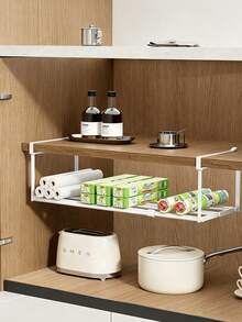 1pc Expandable Shoe Rack - Space-Saving Metal Storage Organizer With Adjustable Shelves, Classic Design Suitable For Home And Office, No Assembly Required, Shoe Storage Organizer, Shoe Cabinet - Multicolor - View 12