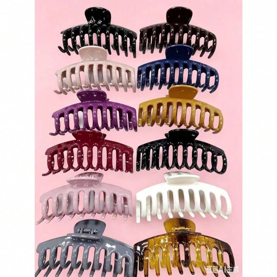 Kit Of 18 Cute Korean Women's Hair Clips (11cm) - Set Of 18 Models - 1812 - مشاهدة 1