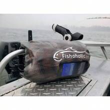 Fishoholic Bolsa seca u2013 Bolsas impermeables para equipo u2013 Cierre a prueba de fallos u2013 Hecho resistente y duradero para kayak, barco, pesca, senderismo, camping, tabla de remo y tailgaiting - Semi claro (Semi-Clear) + 5L - Ver 6