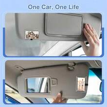 Vertical Sun Visor Photo Clip (Suitable For Film), Personalized DIY Photo, Car Decoration, Couple Photo, Pet Memorial Photo Frame Clip - A - View 6