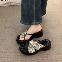 Women Platforms & Wedge Sandals - Beige - View 6
