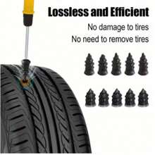 Universal Vacuum Tire Repair Kit - Car, Motorcycle, Bicycle, Truck Emergency Tire Patching - Portable Quick Repair - Tire Repair Tool Set - View 7