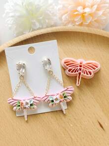 Butterfly Shape Polymer Clay Earring Cutter Set, DIY Handmade Jewelry Making Tool, High Precision Polymer Clay Or Modeling Clay Molds, Suitable For Earrings, Pendants & Craft Projects - Butterfly Shape - View 5