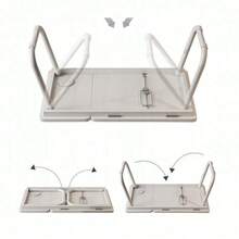 Mesa de computadora plegable lateral AB, mesa de computadora ajustable de escritorio, mesa plegable para cama, mesa de estudio elevable lateral AB - Ver 3