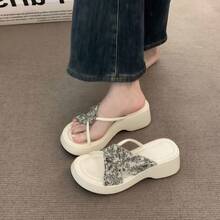Women Platforms & Wedge Sandals - Beige - View 11