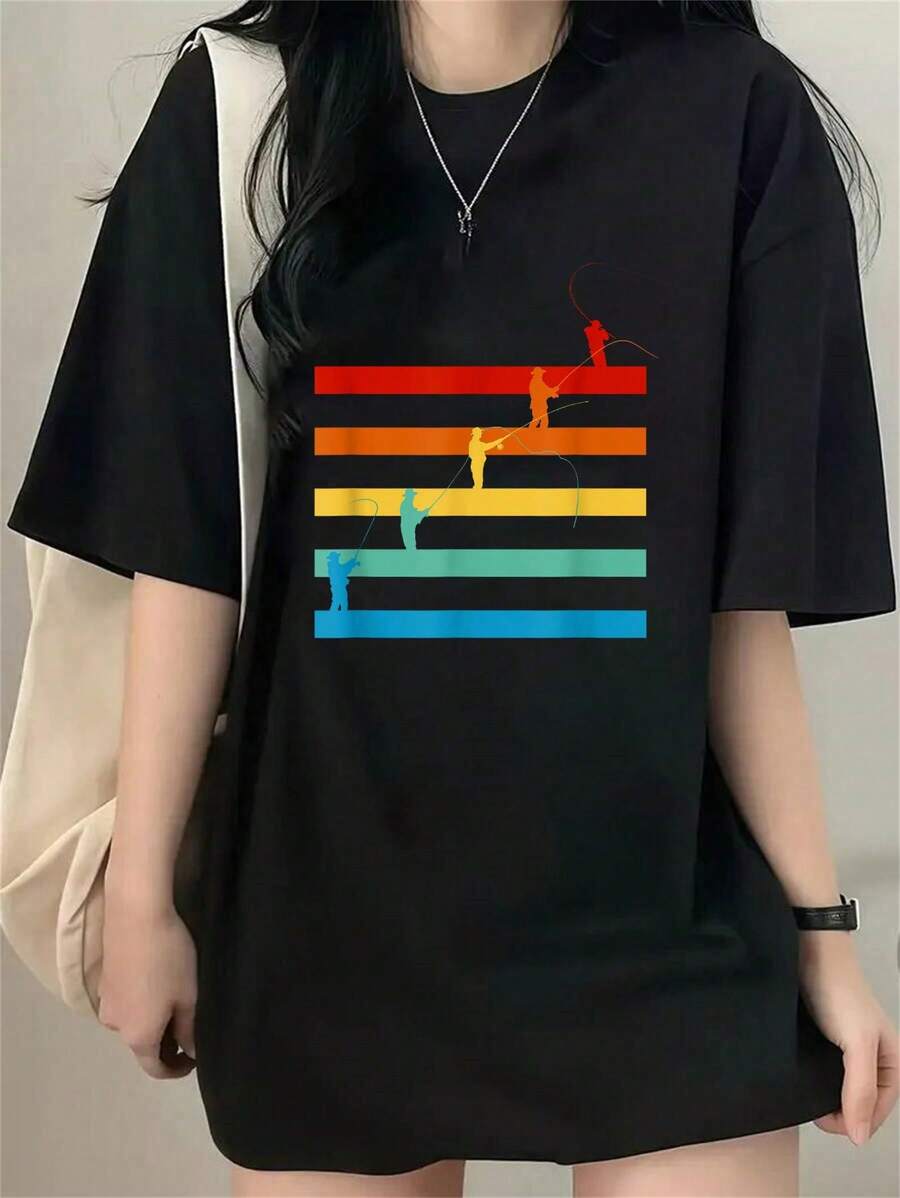 Women T-Shirts - Black - View 1