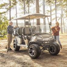 Golf Cart Wheels, 10" 205/50-10 Black Aluminum Alloy Golf Cart Tires And Wheels Combo (Set Of 4) Fit Club Car, EZGO, Yamaha, 4 Ply Rubber 4-Lug Lawn Mower Tires & Rims, 675 Lbs Load, All-Terrain - 10" 205/50-10 - 查看 9