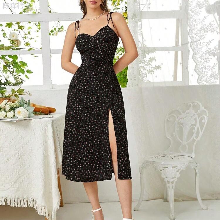 Women Long Dresses - Negro01 - View 7