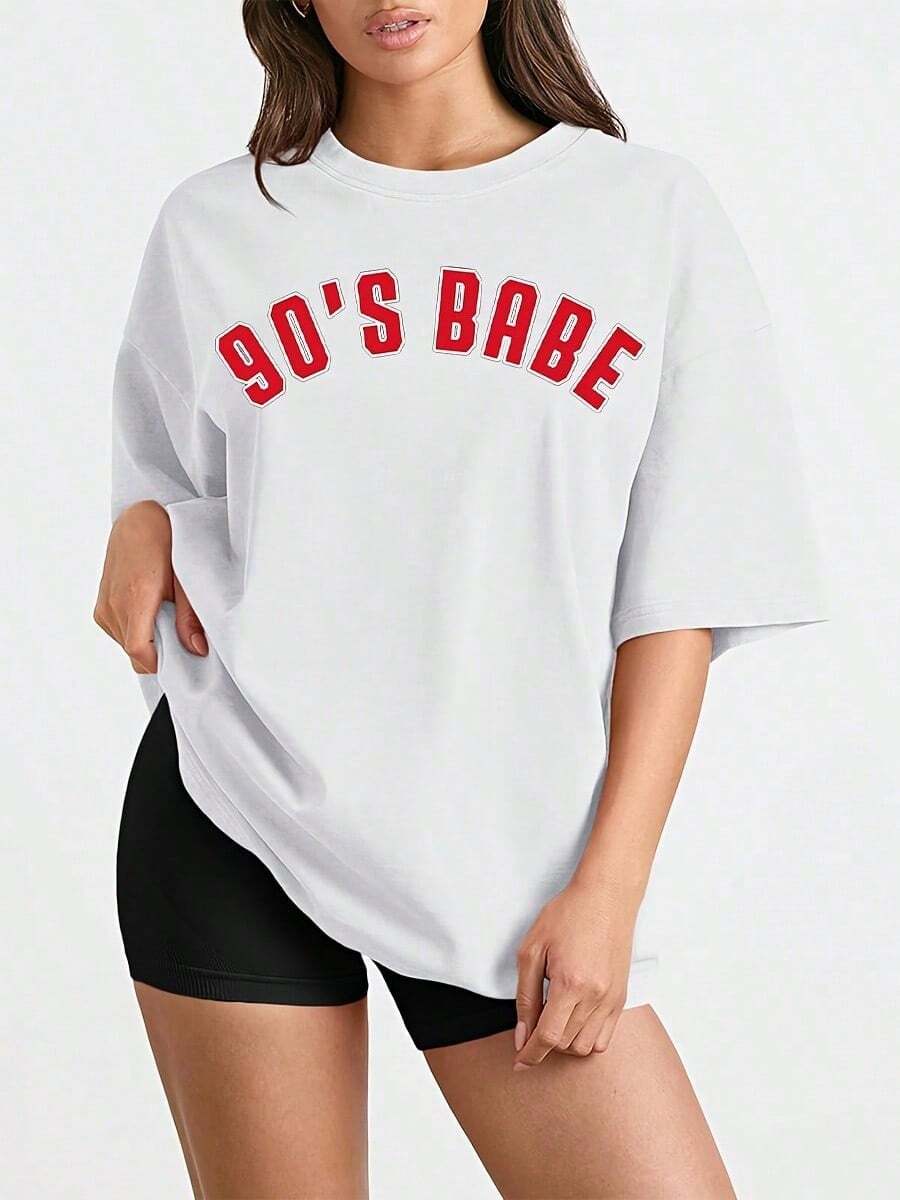1-Piece "Drumline" Music Themed T-Shirt, 100% Cotton, With Drums Text (Bass, Snare, Quad) And Drum Silhouette Details, Crew Neck Tee For Marching Band Performances And Music Conc - 白色 28 - 查看 1